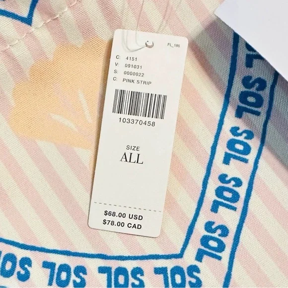 NWT Anthropologie x Celandine Graphic Canvas Tote- Retail: $68 - Picture 4 of 5